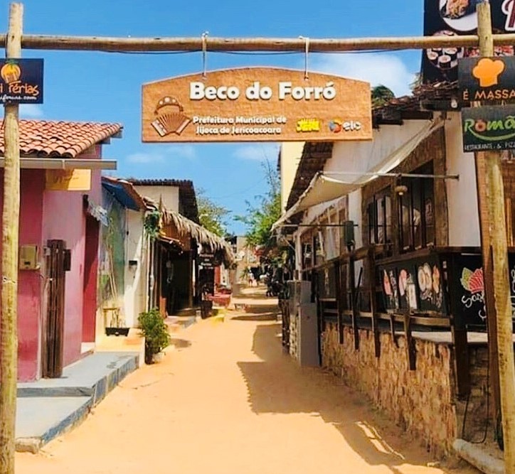 Beco do Forró na vila de Jericoacoara